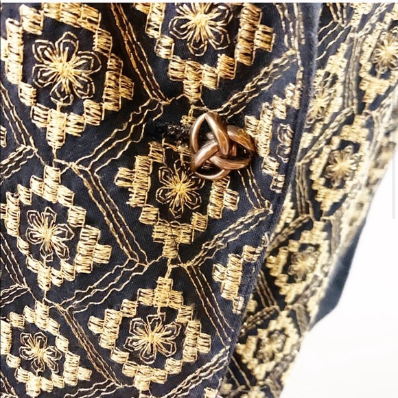 *HOST PICK* 90’s Black Gold Blazer 2X - Picture 4 of 7